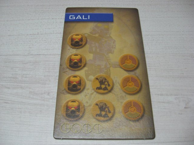 BIONICLE Quest for Makuta: Adventure Game - Carte Gali