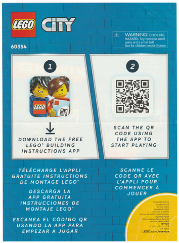 Flyer 2022 Set 60354 Insert - Building App Link and Instructions - North American Version