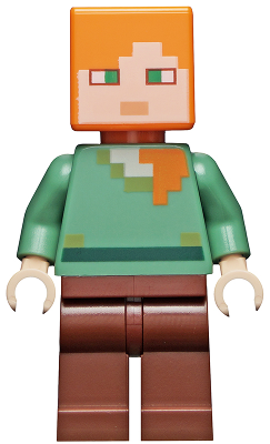 LEGO part Alex - Reddish Brown Legs min017