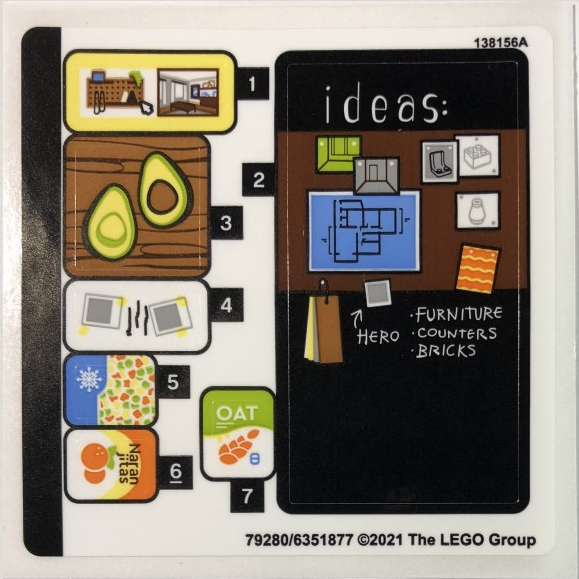 Sticker Sheet for Set 10291, Sheet 2 - (79280/6351877)