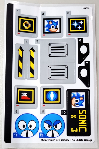 Sticker Sheet for Set 21331, Sheet 1 - (93691/6381978)