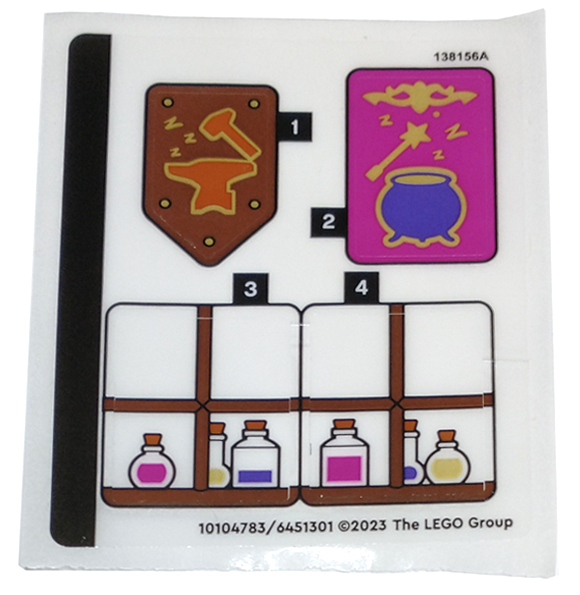 Sticker Sheet for Set 40657 - (10104783/6451301)