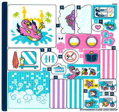 Sticker Sheet for Set 41430 - (67375/6296563)