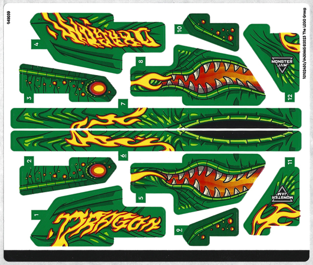 Sticker Sheet for Set 42149 - (10102450/6430665)