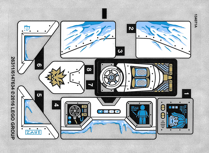 Sticker Sheet for Set 70588 - North American Version - (26311/6147634)
