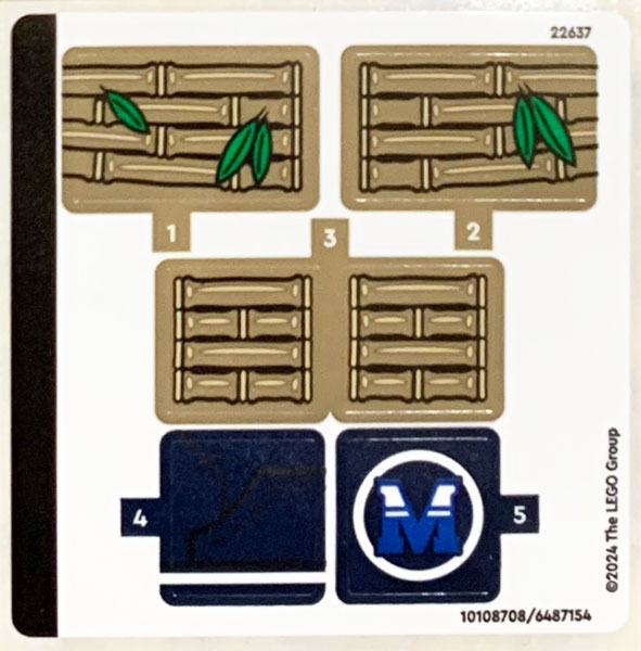 Sticker Sheet for Set 71480 - (10108708/6487154)