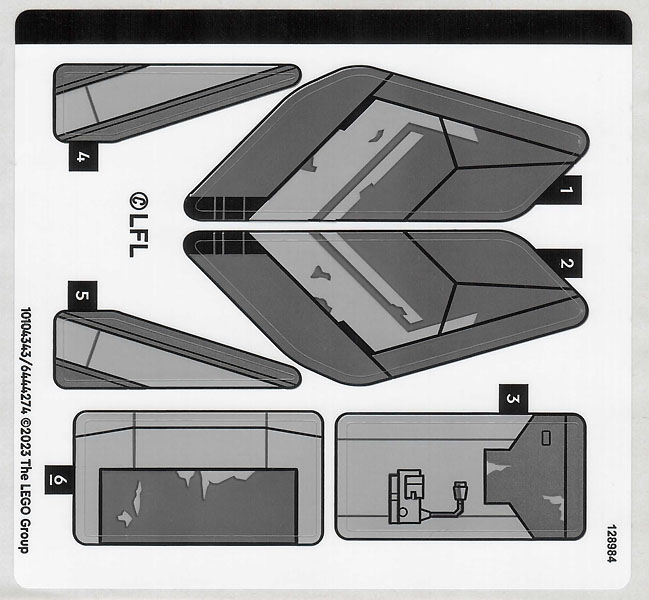 Sticker Sheet for Set 75346 - (10104343/6444274)