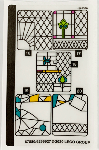 Sticker Sheet for Set 75980, Sheet 2 - (67880/6299927)