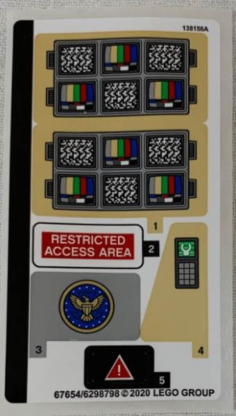 Sticker Sheet for Set 76157 - (67654/6298798)