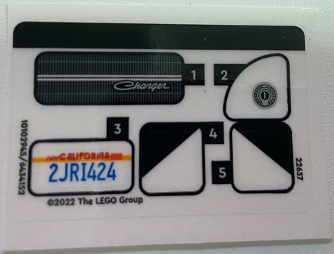 Sticker Sheet for Set 76912 (Undetermined Type)