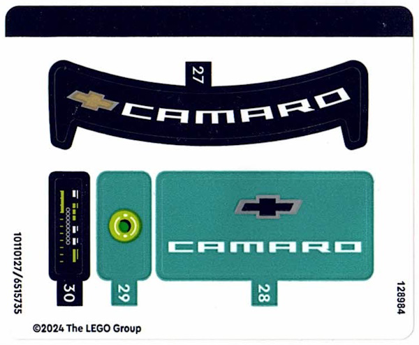 Sticker Sheet for Set 76935, Sheet 2 - (10110127/6515735)