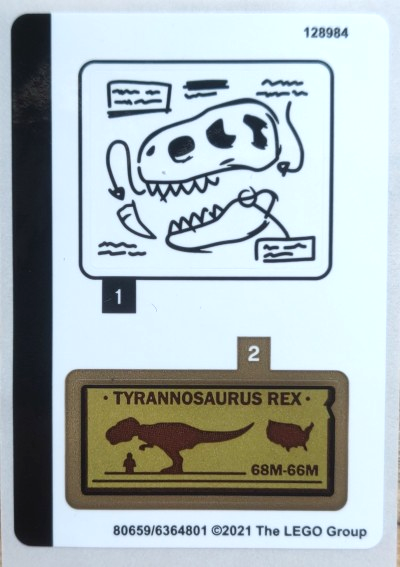Sticker Sheet for Set 76940 - (80659/6364801)