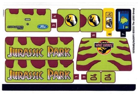Sticker Sheet for Set 76959 - (10103485/6435911)
