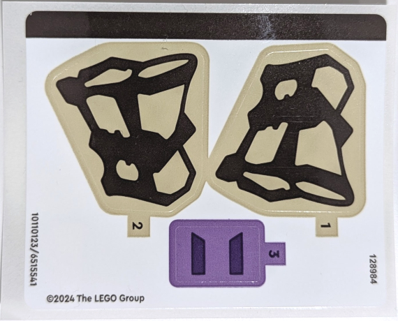 Sticker Sheet for Set 77071 - (10110123/6515541)