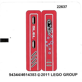 Sticker Sheet for Set 7976 - (94344/4614383)