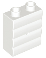 Duplo, Brick 1 x 2 x 2 with Log Profile