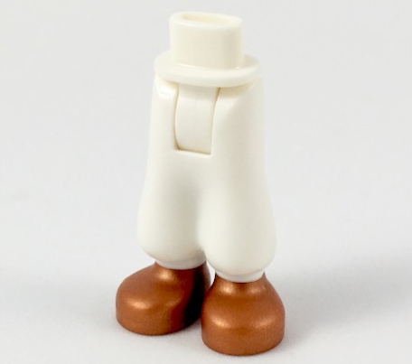 Mini Doll Hips and Trousers Baggy with Copper Shoes Pattern - Thick Hinge