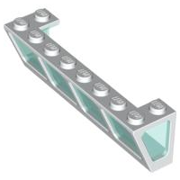 Window 2 x 8 x 2 Boat with Fixed Trans-Light Blue Glass