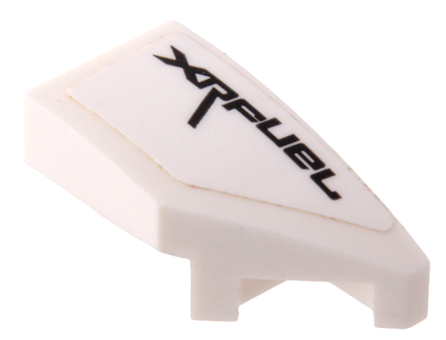 Wedge 2 x 1 x 2/3 Right with 'XRFUEL' Pattern (Sticker) - Set 42095