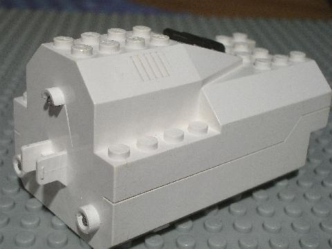 Electric, Light & Sound Rocket Engine, Battery Box with White Cover (no pattern)