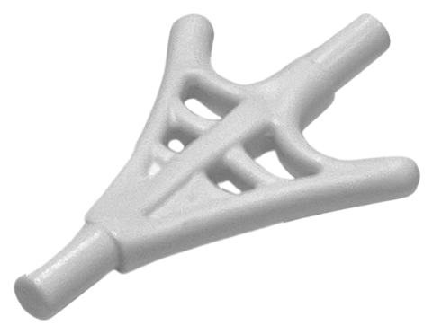 Minifigure, Weapon Web Effect, Two Branches, Bars on Each End