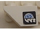 Slope, Inverted 45 2 x 1 with World Racers Logo on Black Background Pattern Model Right Side (Sticker) - Sets 8897 / 8898