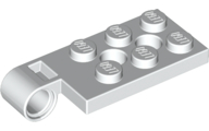 Hinge Plate 2 x 4 with Pin Hole and 2 Holes - Top