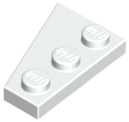 Wedge, Plate 3 x 2 Right
