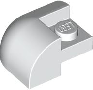 LEGO onderdeel Slope, Curved 2 x 2 Corner Round with Recessed Stud 5846