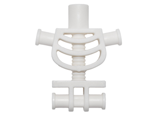 Torso Skeleton, Rounded Rib Cage and Thick Shoulder Pins