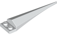 Plate, Modified 1 x 2 with Angular Extension with Molded Flexible White Tip Pattern