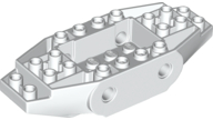 LEGO onderdeel Vehicle, Base 4 x 10 x 1 2/3 with 4 Side Pin Holes 65186