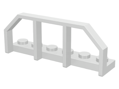 Plate, Modified 1 x 6 with Train Wagon End