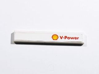 Tile 1 x 6 with Shell Logo and 'V-Power' Pattern on Right (Sticker) - Set 8674