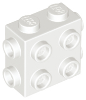 Brick, Modified 1 x 2 x 1 2/3 with Studs on Side and Ends