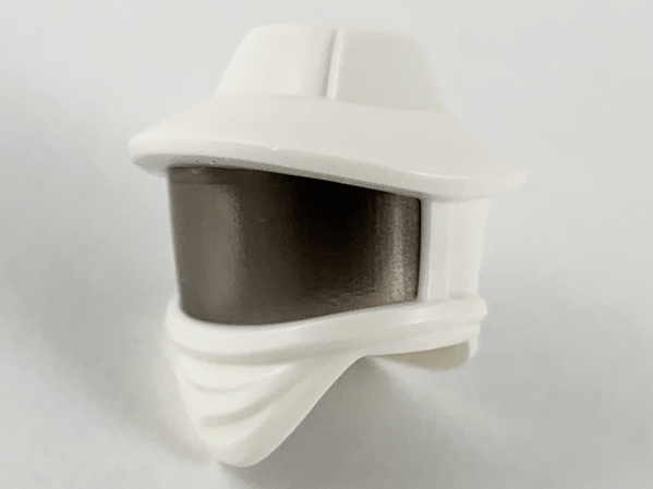 Minifigure, Headgear Hat, Beekeeper with Molded Trans-Brown Visor Pattern