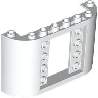 Panel 2 x 8 x 4 with 2 x 3 1/3 Cutout with 4 Studs on Each Side