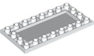 Tile, Modified 4 x 8 Inverted with Studs on Edges