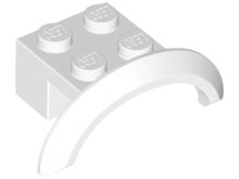 Vehicle, Mudguard 4 x 2 1/2 x 1 with Arch Round