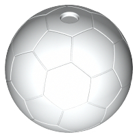 LEGO onderdeel Ball, Sports Soccer Plain (x45)
