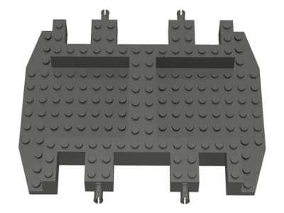 Vehicle, Base 12 x 18 x 1 1/3 (Rock Raider Dozer Base)