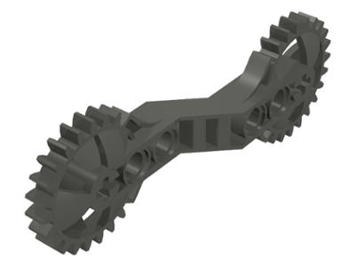 Technic, Arm 1 x 7 x 3 with Gear Ends