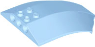 Windscreen 8 x 6 x 2 Curved Sloped Sides