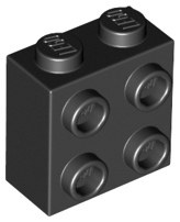 Stein, Modificato 1 x 2 x 1 2/3 con Studs sul Lato