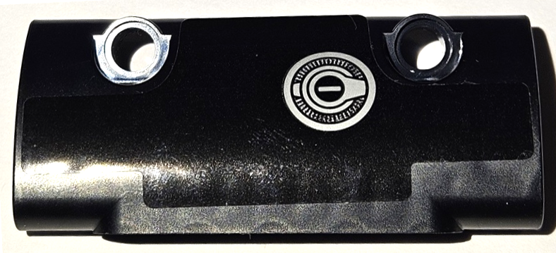 Technic, Panel Curved 7 x 3 with 2 Pin Holes through Panel Surface with Silver Fuel Filler Cap Pattern (Sticker) - Set 42111