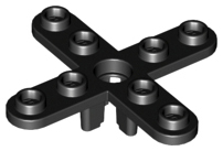Propeller 4 Blade 5 Diameter with Rounded Ends and Open Hub