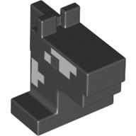Creature Head Pixelated Horse with Eyes and Side of Neck and Side of Face Pattern (Minecraft Horse)