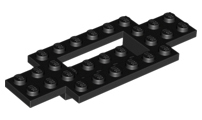 Vehicle, Base 4 x 10 x 2/3 with 4 x 2 Recessed Center with Smooth Underside