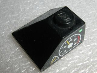 Slope 45 2 x 2 Double Convex with Gauges Pattern Left (Sticker) - Sets 8431 / 8438 / 8460