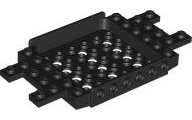 Vehicle Base 6 x 12 x 1 with 5 x 6 Recessed Center, 12 Holes and 1 x 2 Cutouts on Ends
